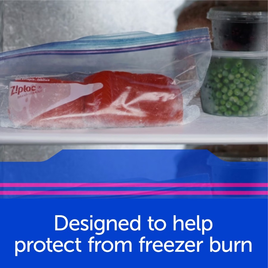 Meal Prep Frozen Food - أكياس تجميد سعة 2 جالون، خالية