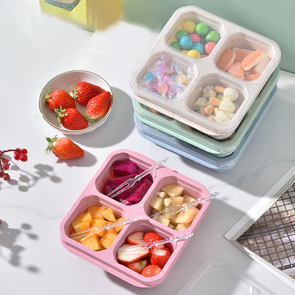 Meal Prep Lunch Boxes - علبة طعام قابلة لإعادة الاستخدام من