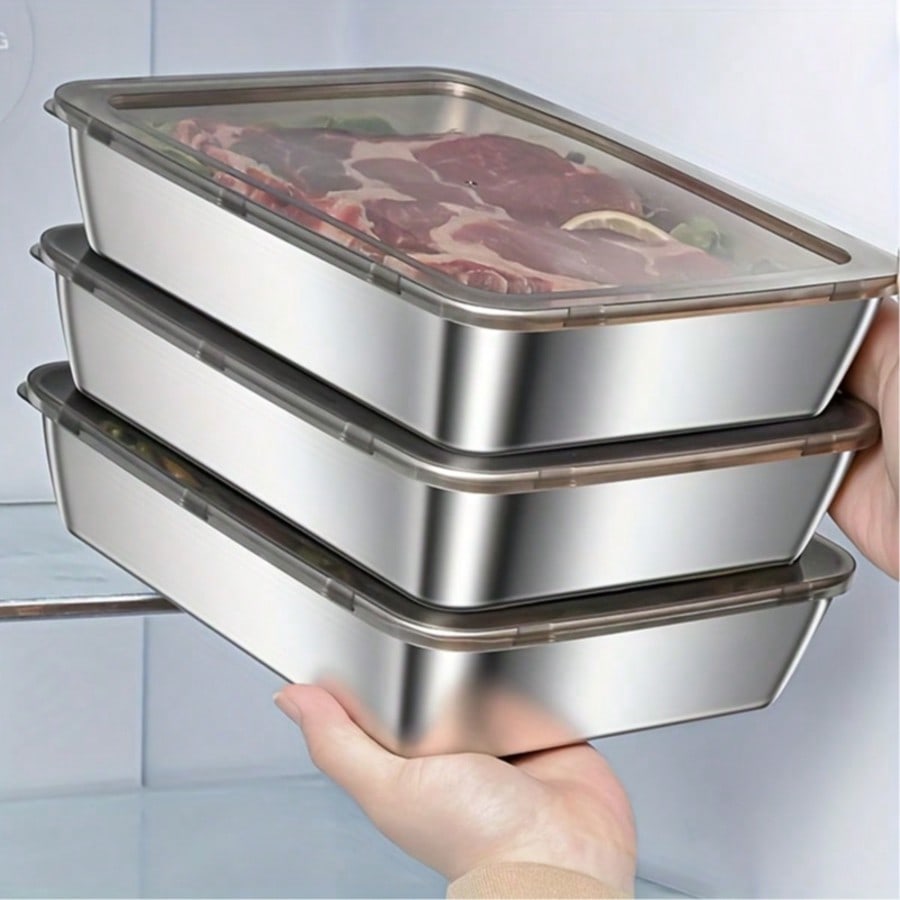 Meal Prep Lunch Boxes - 6 قطع (3 صناديق + 3