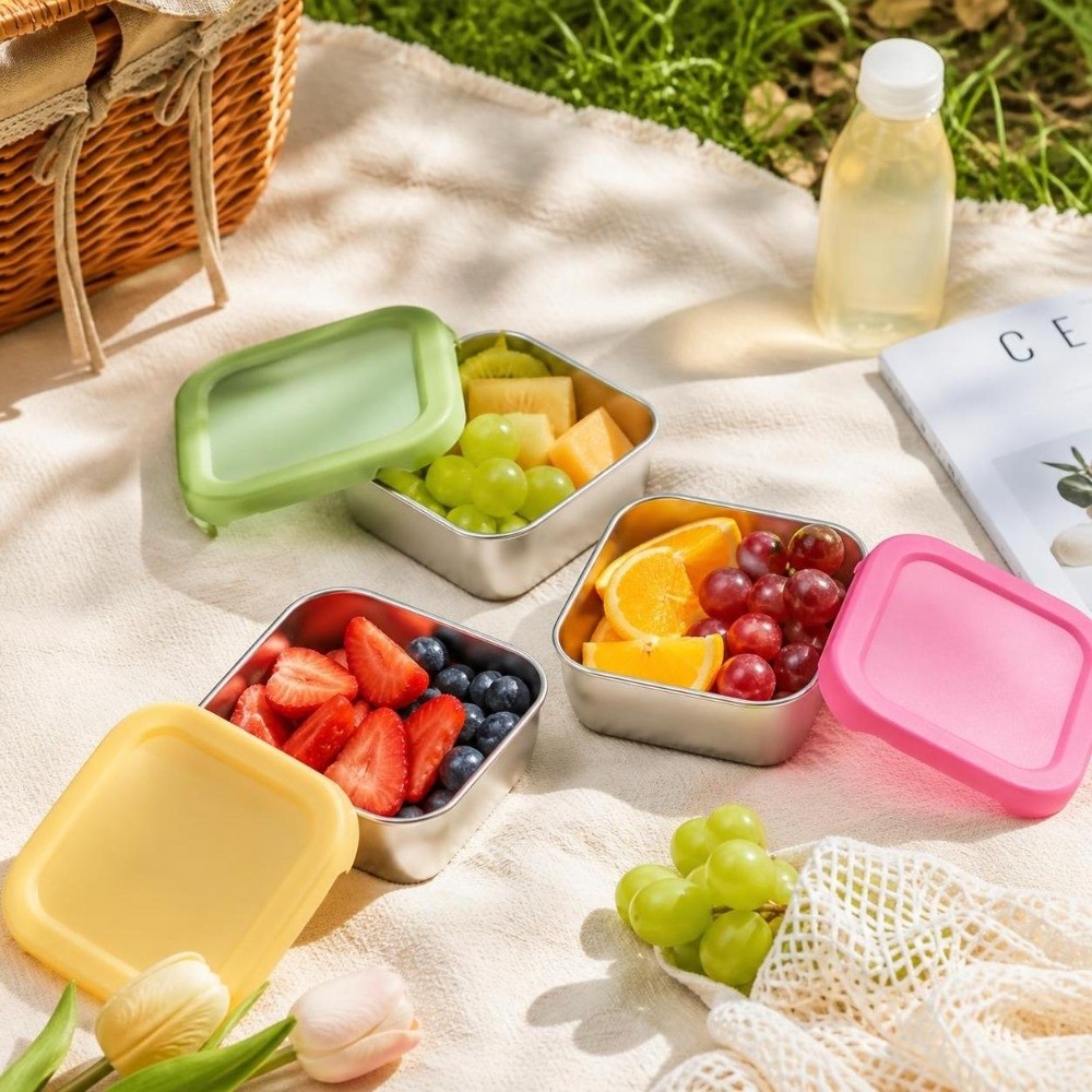 Meal Prep Organizer - صندوق حفظ الطعام من الفولاذ المقاوم