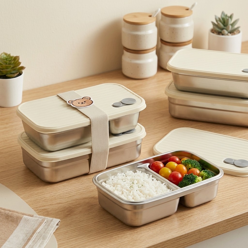 صندوق غداء من الفولاذ المقاوم  - مراجعة Meal Prep Lunch Boxes وسعره