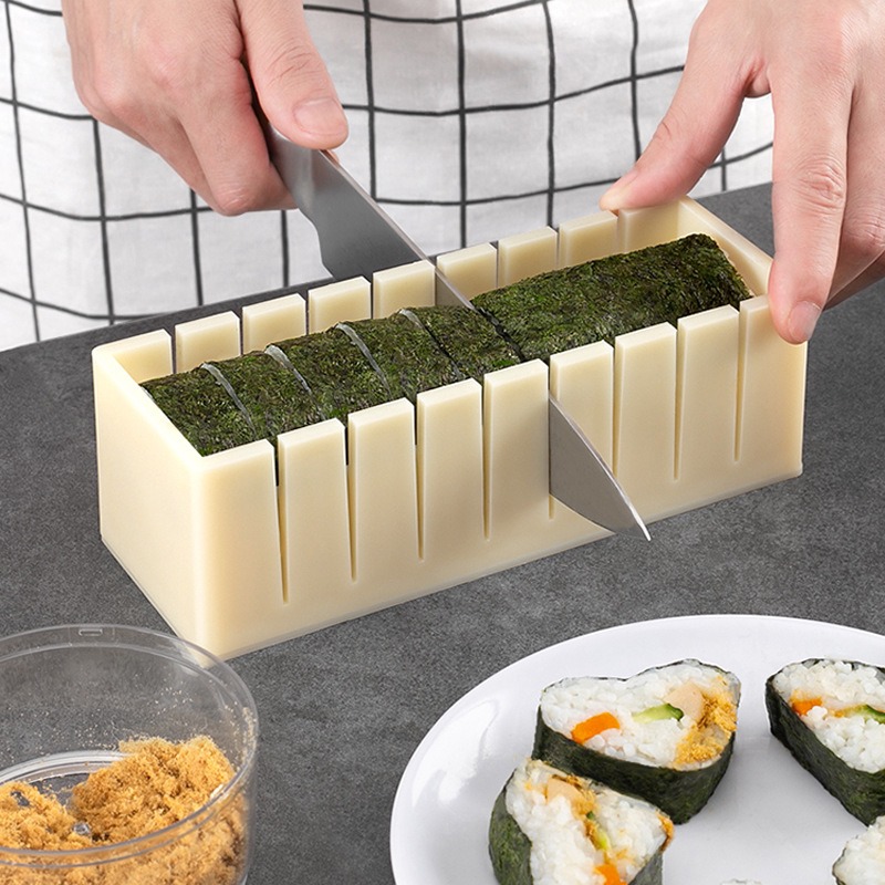 جعل آلة السوشي القاطع صانع الس - مراجعة Rice Ball Mold وسعره