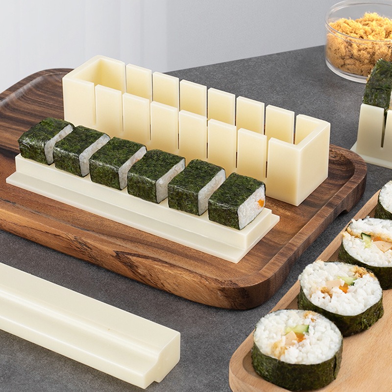 جعل آلة السوشي القاطع صانع الس - مراجعة Rice Ball Mold وسعره