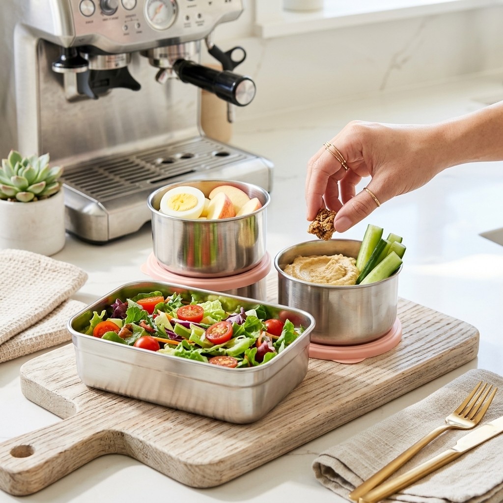 صندوق غداء آمن للميكروويف من ا - مراجعة Meal Prep Lunch Boxes وسعره