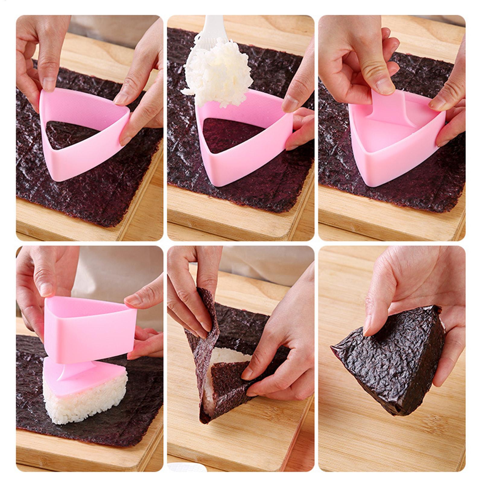 قالب سوشي مثلث الشكل، أداة ضغط - مراجعة Rice Ball Mold وسعره