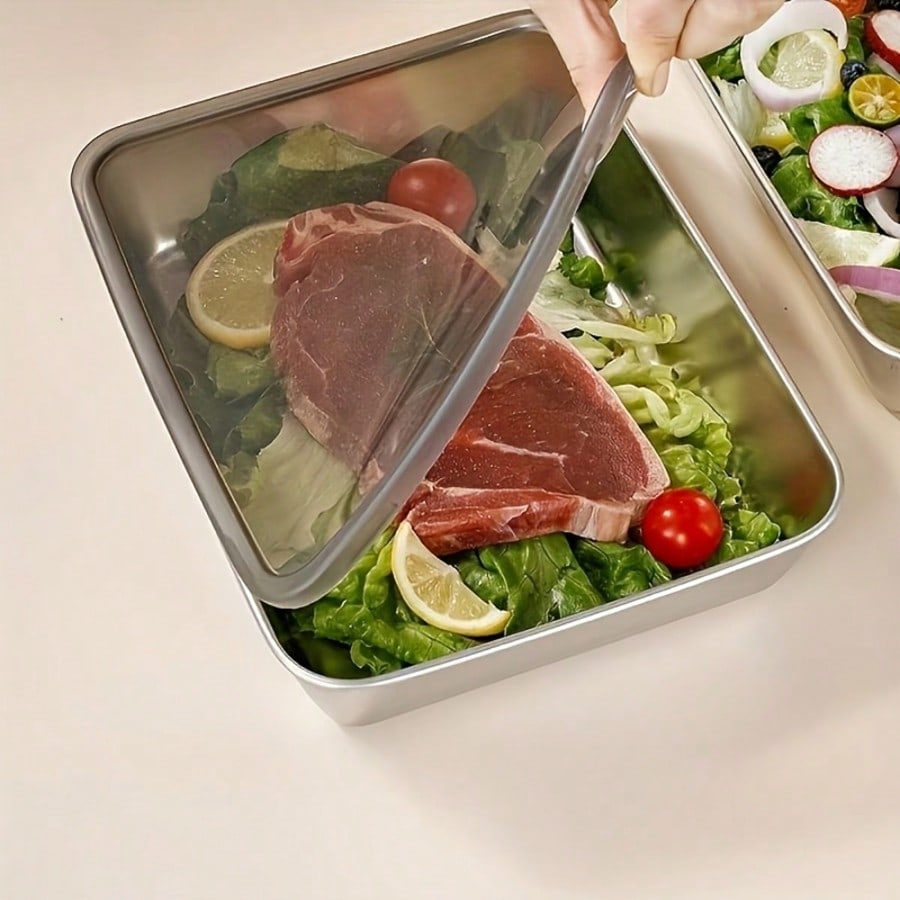 6 قطع (3 صناديق + 3 أغطية) من  - مراجعة Meal Prep Lunch Boxes وسعره