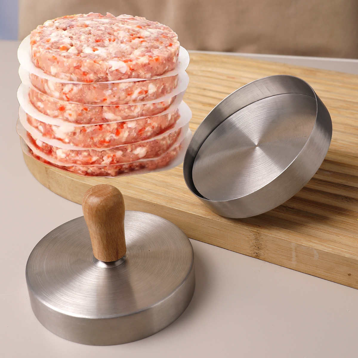 قالب برجر من الفولاذ المقاوم ل - مراجعة Rice Ball Mold وسعره