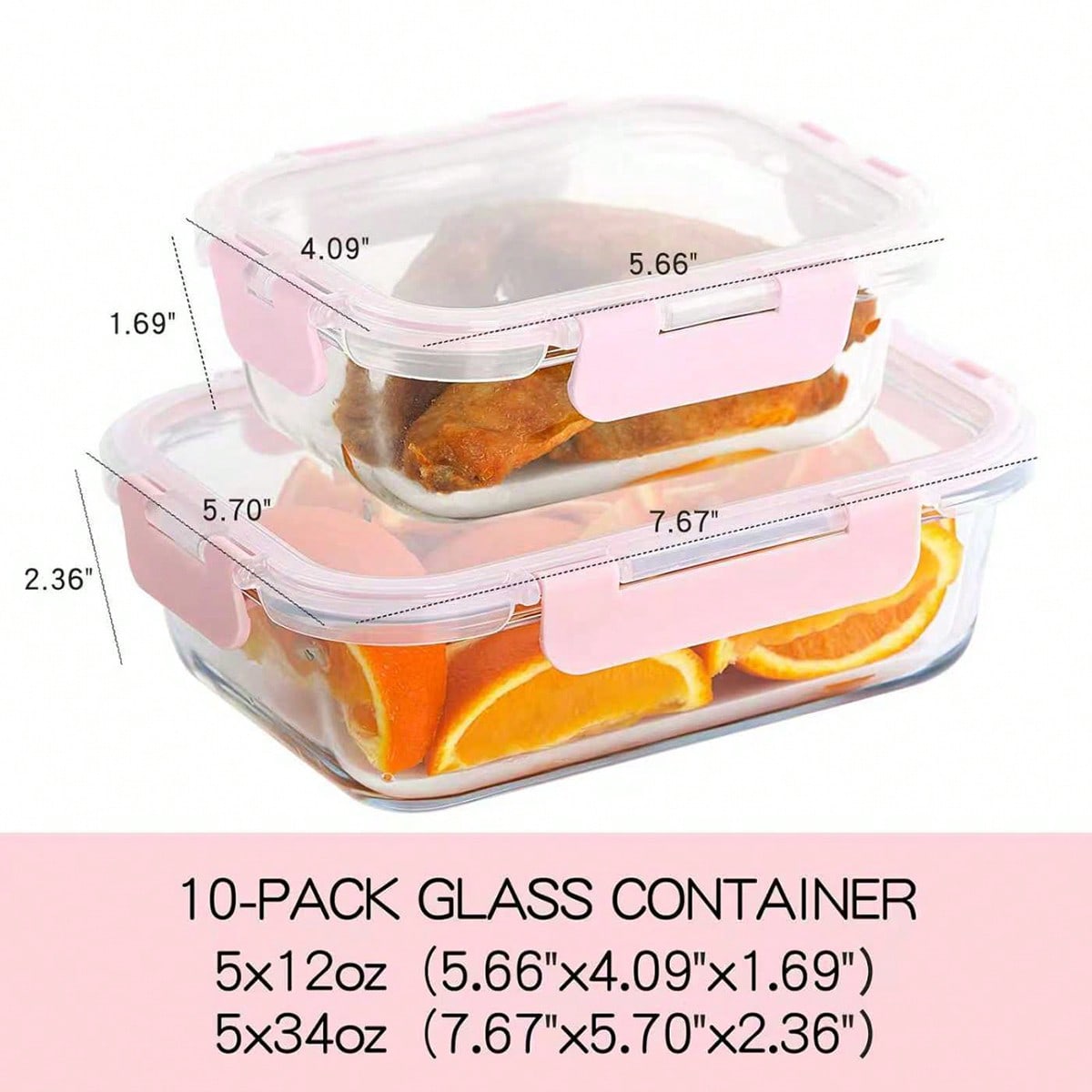 10 حاويات زجاجية لتحضير الوجبا - مراجعة Meal Prep Lunch Boxes وسعره