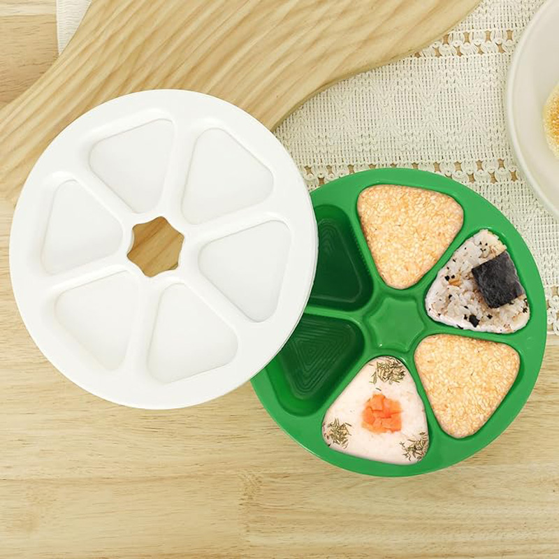 6 في 1 صندوق صانع السوشي قالب  - مراجعة Rice Ball Mold وسعره