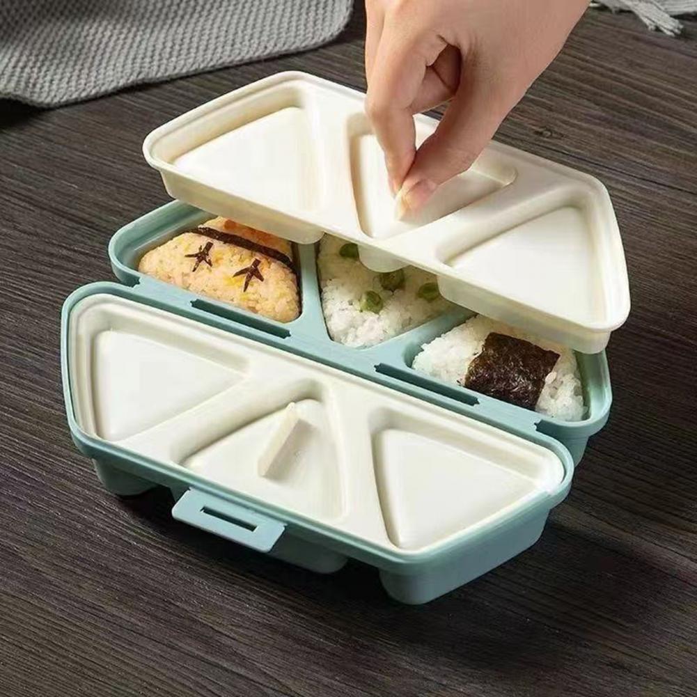 قالب أونيجيري مثلث الشكل بـ 6  - مراجعة Meal Prep Onigiri وسعره